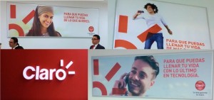 avisos publicitarios impresos y luminosos en acrílico, 3D.