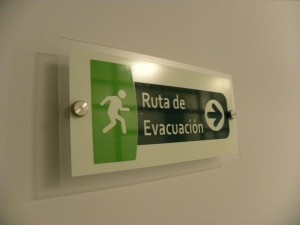 señal reglamentaria o de seguridad